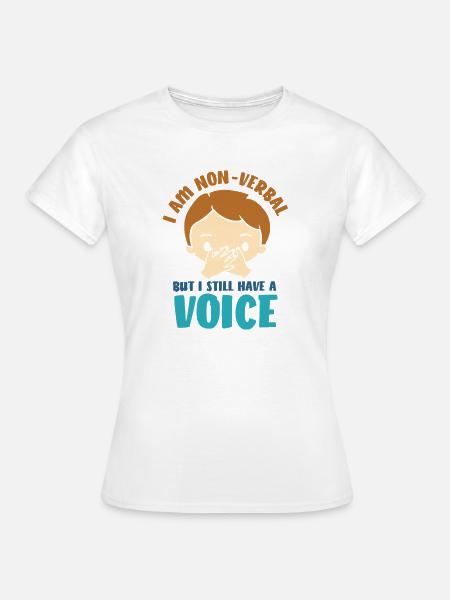 autismus autist asperger syndrom - Frauen T-Shirt - Weiß