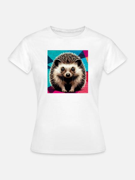 Igel - Frauen T-Shirt - Weiß