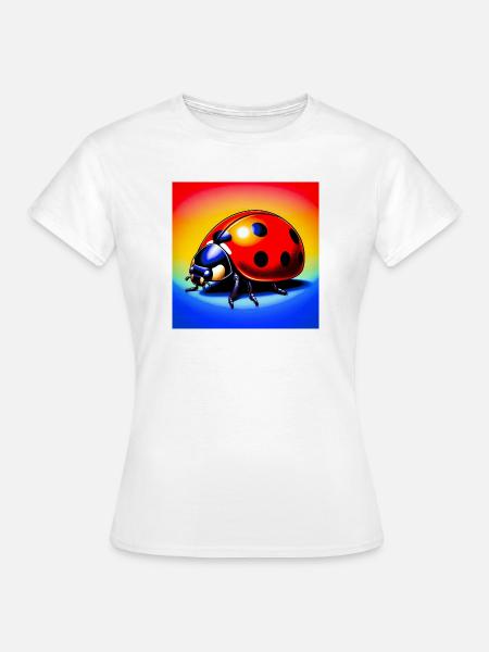 Marienkäfer - Frauen T-Shirt - Weiß