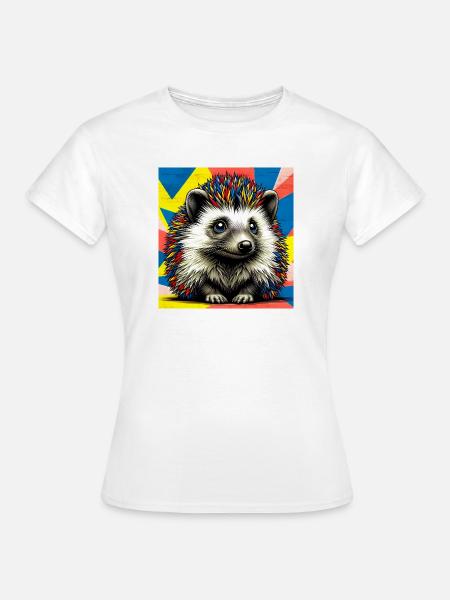 Igel - Frauen T-Shirt - Weiß