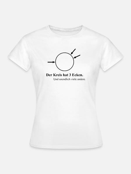Drei Ecken - Frauen T-Shirt - Weiß