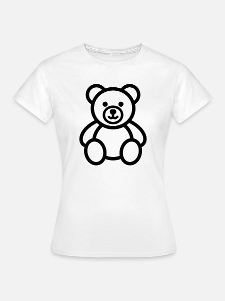 Bär - Frauen T-Shirt - Weiß