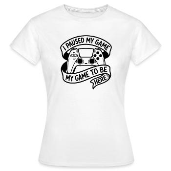 Jeux vidéo - T-shirt Femme - blanc - Devant - AI Model Female 172 dark (172cm)