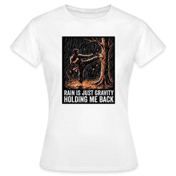 Kampfkunst Spruch - Frauen T-Shirt - Weiß - Vorne - AI Model Female 172 dark (172cm)