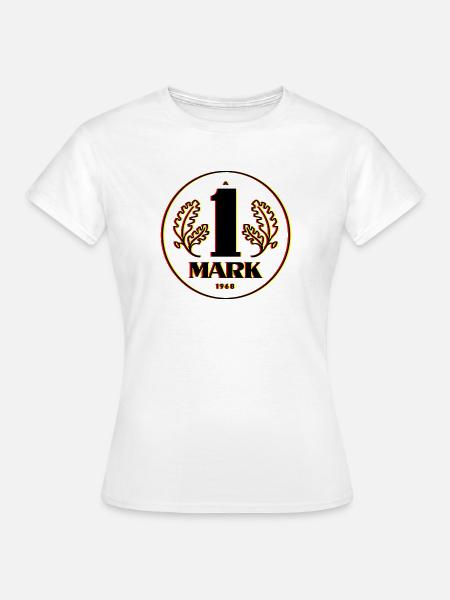 Ostmark 3D Schwarz Rot Gold - Frauen T-Shirt - Weiß