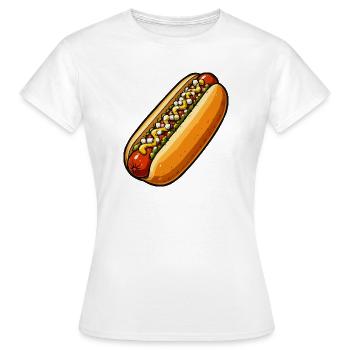 sandwich-1 - Frauen T-Shirt - Weiß - Vorne - AI Model Female 172 dark (172cm)