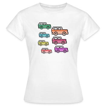 Automobiles - T-shirt Femme - blanc - Devant - AI Model Female 172 dark (172cm)