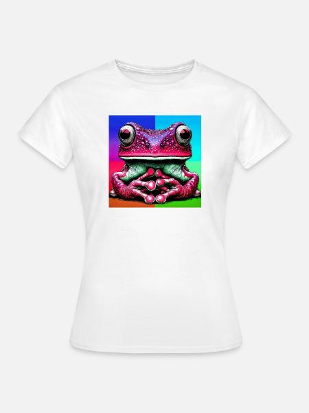 Frosch - Frauen T-Shirt - Weiß