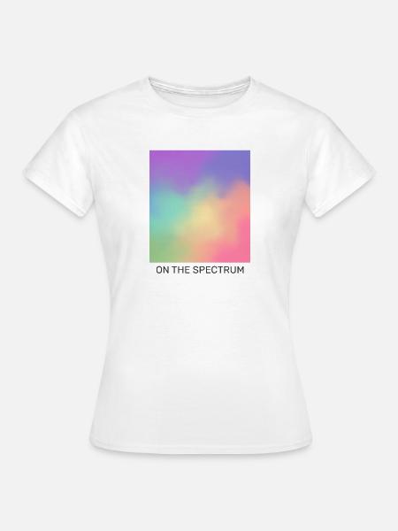 Auf dem Spektrum - Frauen T-Shirt - Weiß