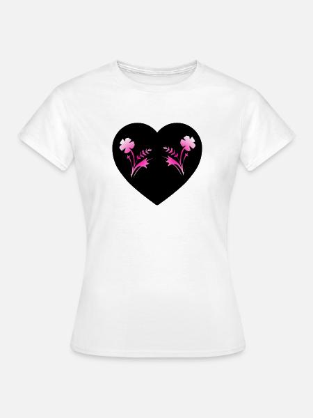 Blumen - Frauen T-Shirt - Weiß