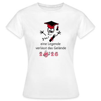 Schulabschluss 2026 - Frauen T-Shirt - Weiß - Vorne - AI Model Female 172 dark (172cm)