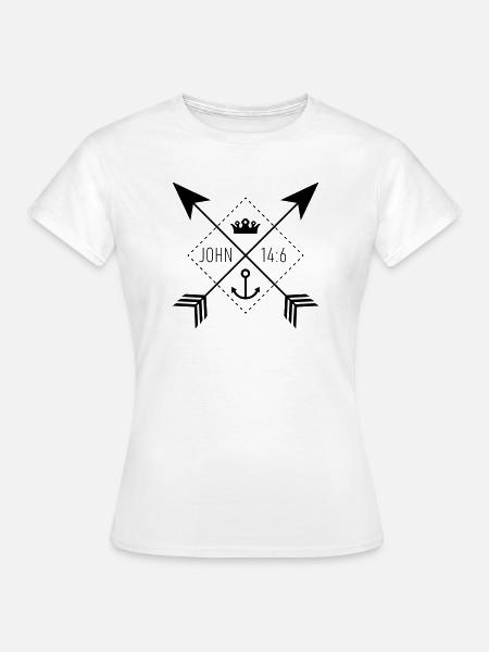 Sign John14:6 - Women's T-Shirt - white