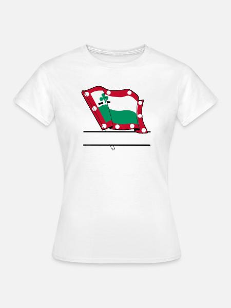 Meppeldag-Flagge – Individuelles Stadtdesign - Frauen T-Shirt - Weiß