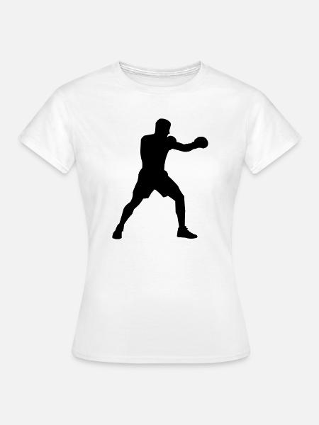 boxer - Frauen T-Shirt - Weiß