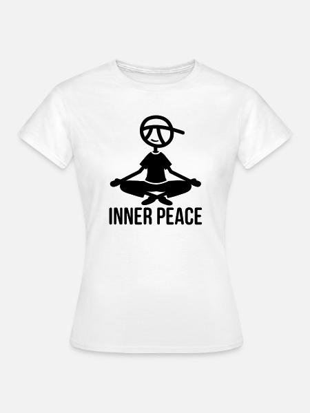 Seelenfrieden - Frauen T-Shirt - Weiß