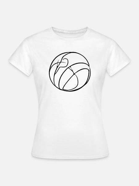 Volleyball Ball - Frauen T-Shirt - Weiß
