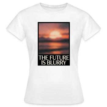 L’avenir est flou - T-shirt Femme - blanc - Devant - AI Model Female 172 dark (172cm)