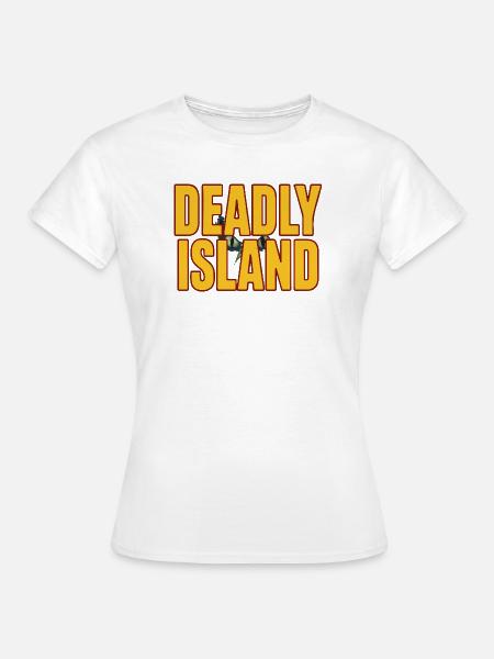 Island Fettgedruckter Text - Frauen T-Shirt - Weiß