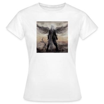 Gardien Ailé dans la Brume - T-shirt Femme - blanc - Devant - AI Model Female 172 dark (172cm)