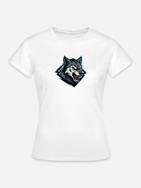 Wolfsangriff Logo - Frauen T-Shirt - Weiß
