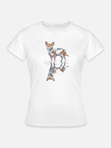 Chihuahua Wasserreflexion - Frauen T-Shirt - Weiß