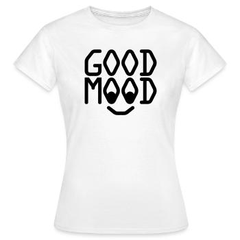 Bonne humeur - T-shirt Femme - blanc - Devant - AI Model Female 172 dark (172cm)