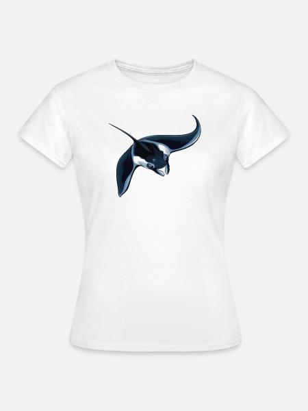 Rochen Mantarochen - Frauen T-Shirt - Weiß