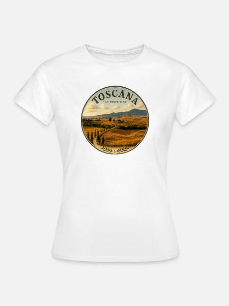 Toscana Vibes - Frauen T-Shirt - Weiß