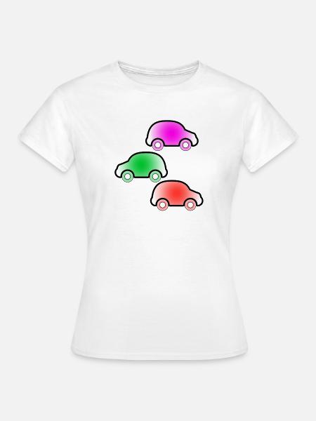Autos - Frauen T-Shirt - Weiß