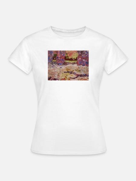 Impressionistischer Park - Frauen T-Shirt - Weiß
