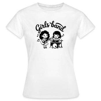 groupe féminin - T-shirt Femme - blanc - Devant - AI Model Female 172 dark (172cm)