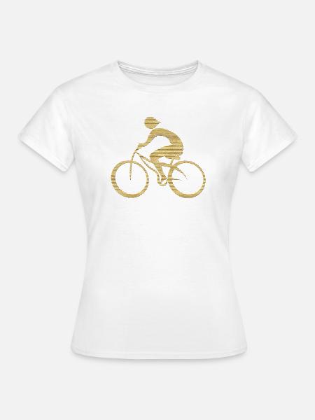 Radfahrer - Frauen T-Shirt - Weiß