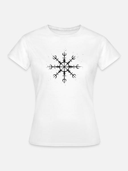 Nordischer Vegisir - Frauen T-Shirt - Weiß