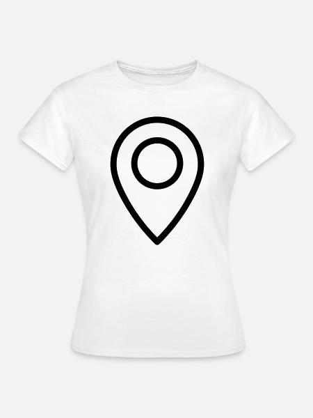 Lokalisierung - Frauen T-Shirt - Weiß