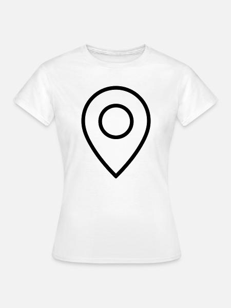 Lokalisierung - Frauen T-Shirt - Weiß