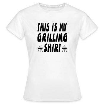 Griller - T-shirt Femme - blanc - Devant - AI Model Female 172 dark (172cm)