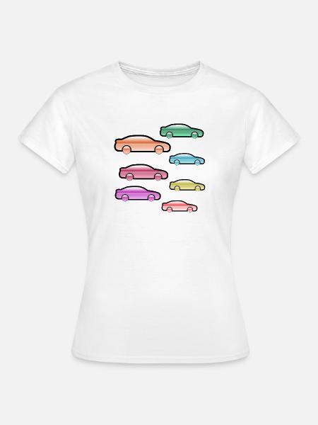Autos - Frauen T-Shirt - Weiß