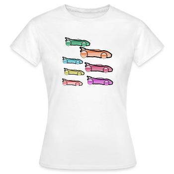 Automobiles - T-shirt Femme - blanc - Devant - AI Model Female 172 dark (172cm)