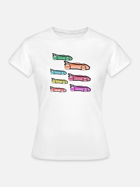 Autos - Frauen T-Shirt - Weiß