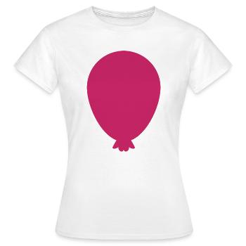 Balloon Shape - Women's T-Shirt - white - Front - AI Model Female 172 dark (172cm)