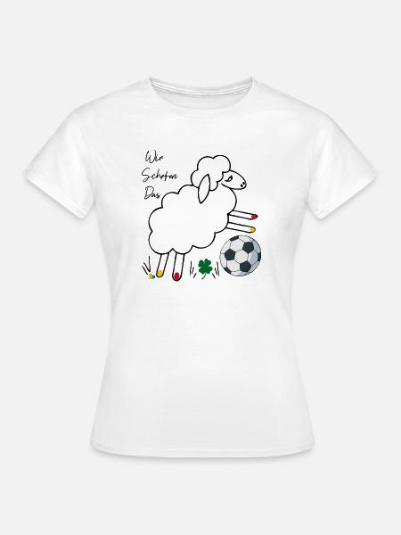 Wir Schafen das - Frauen T-Shirt - Weiß