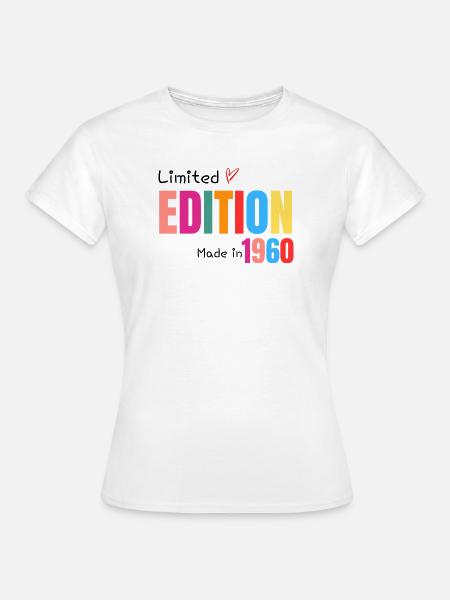 Limitierte Auflage Hergestellt 1960 - Frauen T-Shirt - Weiß