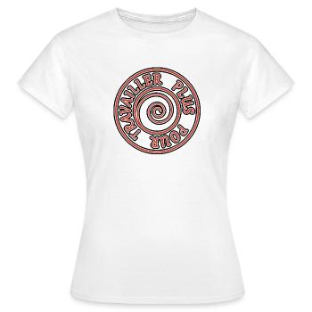 Value Work - Women's T-Shirt - white - Front - AI Model Female 172 dark (172cm)