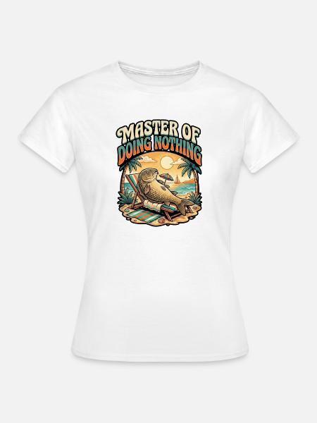 Karpfen Angler - Frauen T-Shirt - Weiß