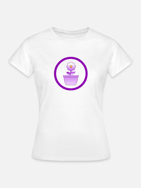 Blume - Frauen T-Shirt - Weiß