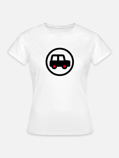 Auto - Frauen T-Shirt - Weiß