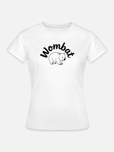 Wombat - Frauen T-Shirt - Weiß