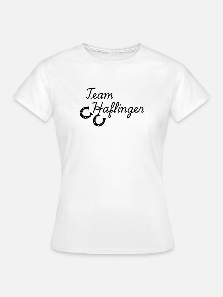 Team Haflinger - Frauen T-Shirt - Weiß