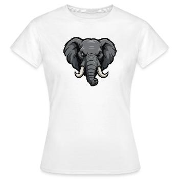 Elefant Esports Cartoon - Frauen T-Shirt - Weiß - Vorne - AI Model Female 172 dark (172cm)