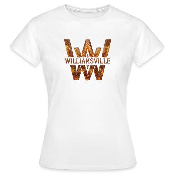 Williamsville Gold WW - Frauen T-Shirt - Weiß - Vorne - AI Model Female 172 dark (172cm)